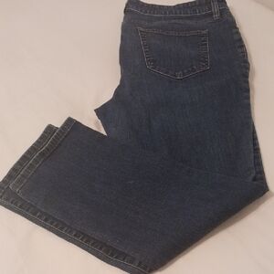 St. John's Bay Dark Blue Straight Leg Jeans